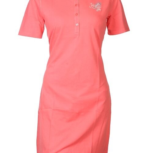 Ladies Short Sleeve Long Polo dress