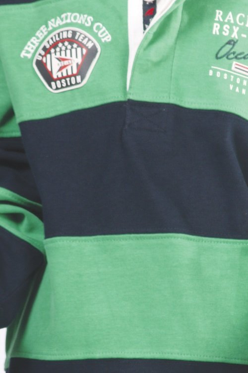 Kids Long Sleeve Rugby Polo 504