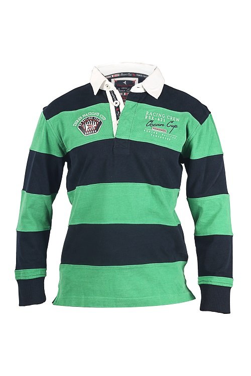 Kids Long Sleeve Rugby Polo