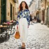 Ladies Long Sleeve Blouse Touka EF D 2