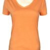 Ladies Short Sleeve V Shirt Crew Neck 029