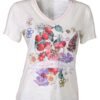 Ladies Short Sleeve V neck T Shirt 83765