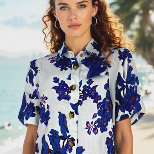 Ladies 3/4 Sleeve Blouse
