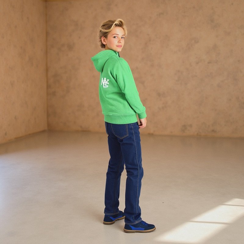 Kid's Long Sleeve Hoody Sweat Jacket