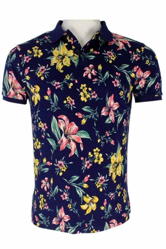 Our Own Branded Men's Short Sleeve AOP Polo Shirt — Style 462