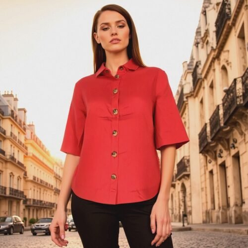Ladies 3/4 Sleeve Blouse