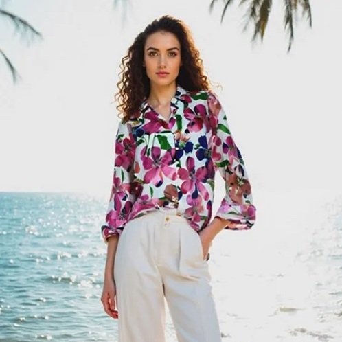 Ladies Long Sleeve Blouse