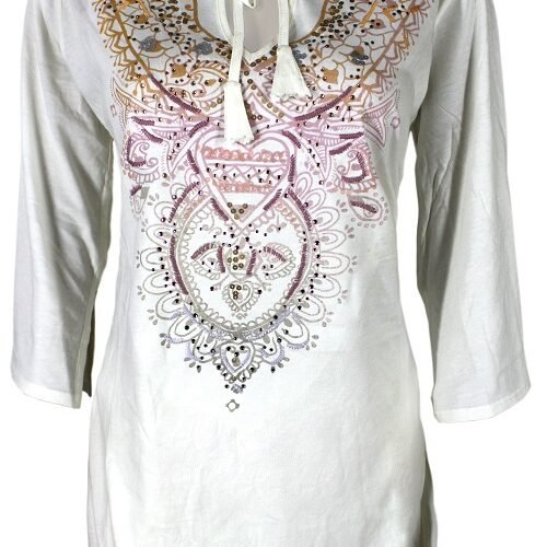 Women's Half Sleeve Long T-Shirt