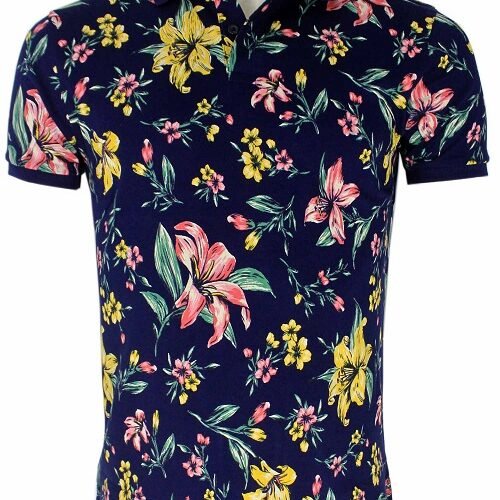 Our Own Branded Men's Short Sleeve AOP Polo Shirt