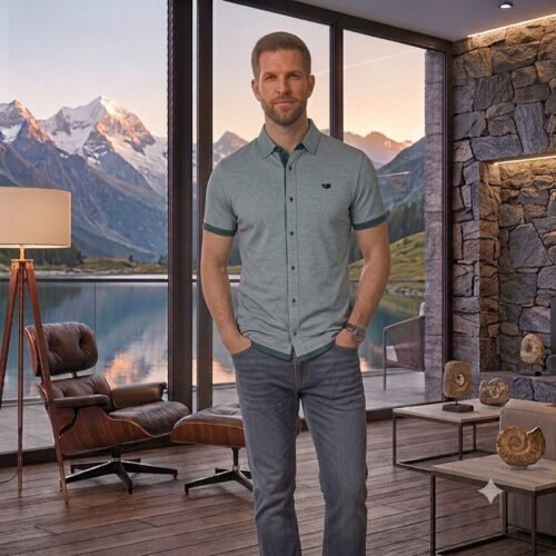 Our Own Branded Men's Short Sleeve Shirt