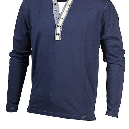 Men's Long Sleeve Serafino