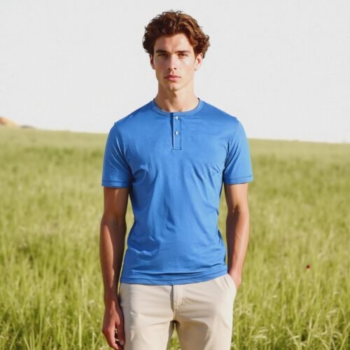 Men's Short Sleeve Serafino
