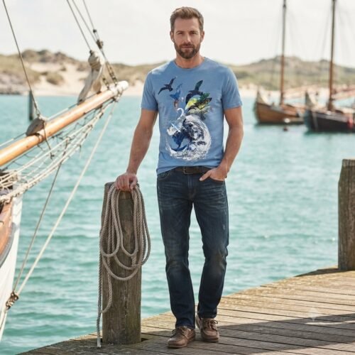 Men’s Short Sleeve T-Shirt (Crew Neck) — Men's Bangladesh sourcing