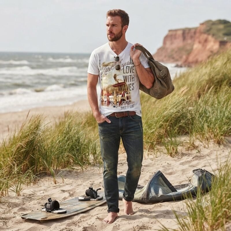 Men's Short Sleeve T-Shirt (Crew Neck) — Style 1463