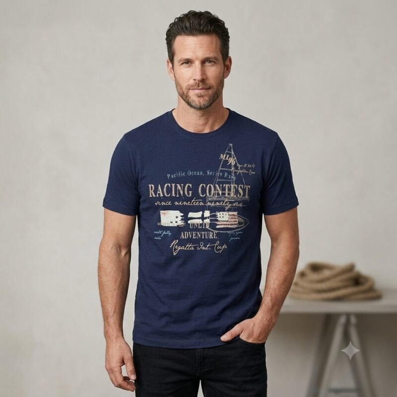 Men's Short Sleeve T-Shirt (Crew Neck) — Style NECK-31301