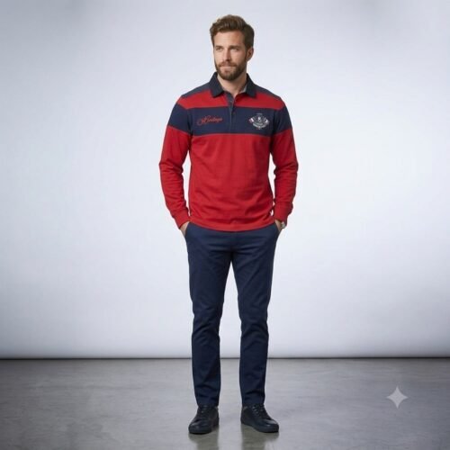Men's Long Sleeve Polo