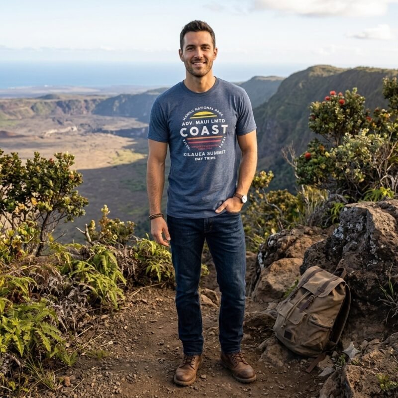 Men's Short Sleeve T-Shirt (Crew Neck) — Style 1525