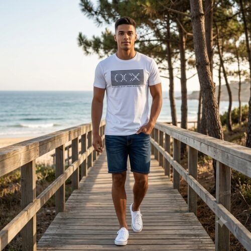 Men’s Short Sleeve T-Shirt (Crew Neck) — Men's Bangladesh sourcing