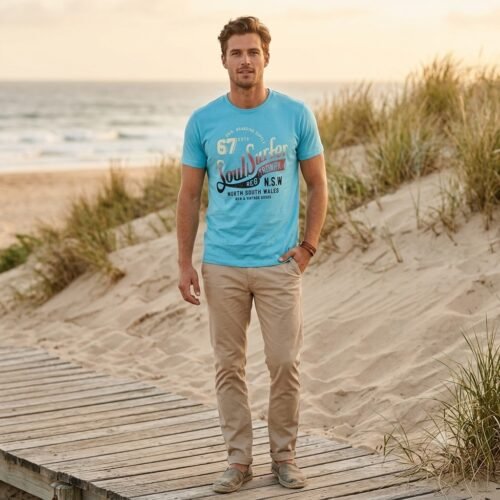Men’s Short Sleeve T-Shirt (Crew Neck) — Men's Bangladesh sourcing