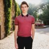 Men's short sleeve polo shirt