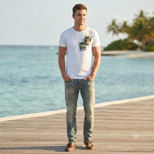 Men’s Short Sleeve T-Shirt (Crew Neck) — Men's Bangladesh sourcing