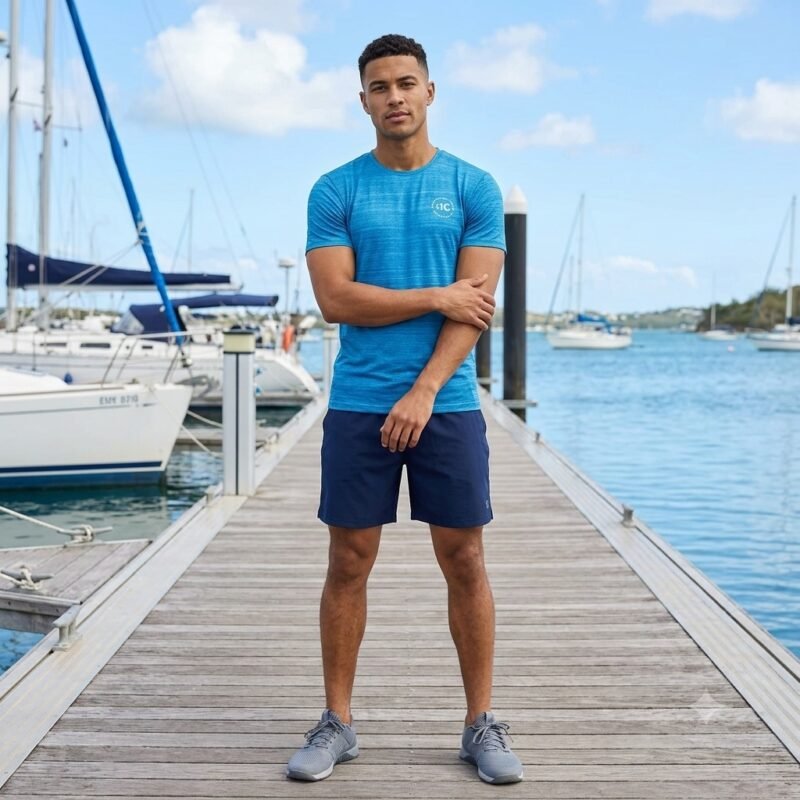 Men's Short Sleeve T-Shirt (Crew Neck) — Style 1735