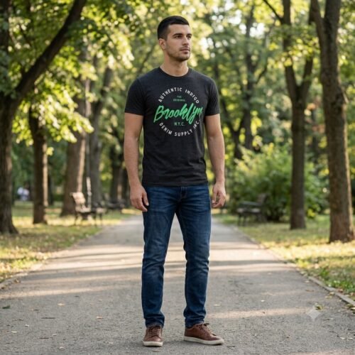 Men’s Short Sleeve T-Shirt (Crew Neck) — Men's Bangladesh sourcing