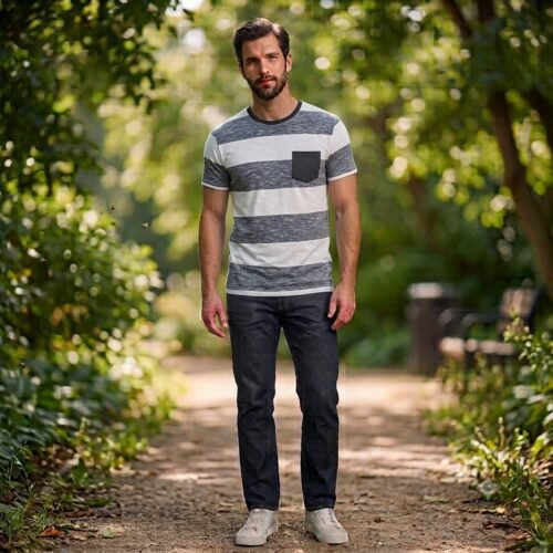 Men’s Short Sleeve T-Shirt (Crew Neck) — Men's Bangladesh sourcing