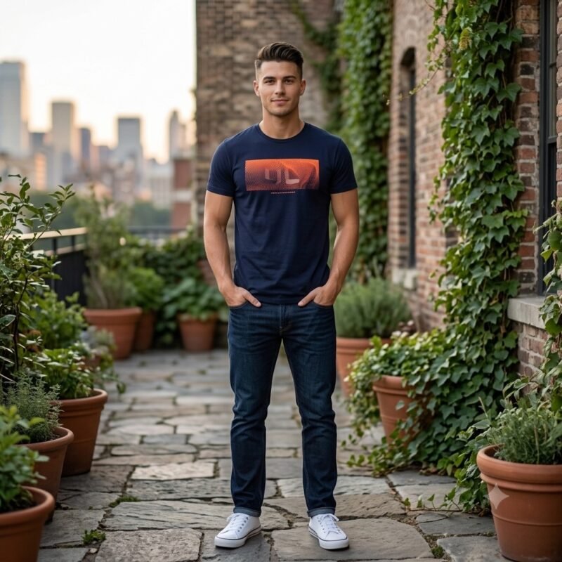 Men's Short Sleeve T-Shirt (Crew Neck) — Style 5102