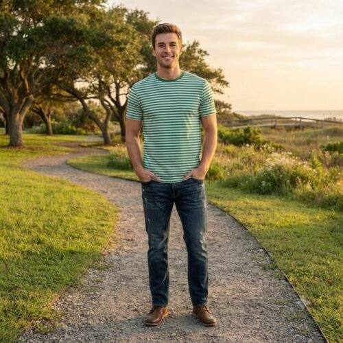 Men’s Short Sleeve T-Shirt (Crew Neck) — Men's Bangladesh sourcing