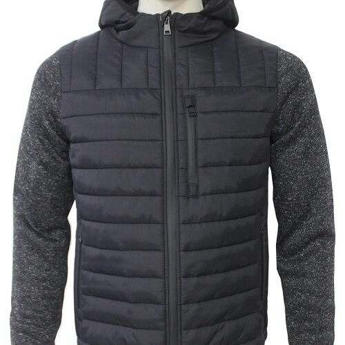 Men's Hybrid Padding Jacket with Hoody