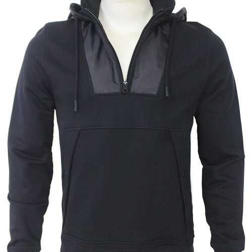 Men's Mock Zip Sweatshirt with Hoody