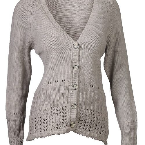 Ladies Button Cardigan