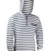 Mans Pullover with Button Placket and Hood