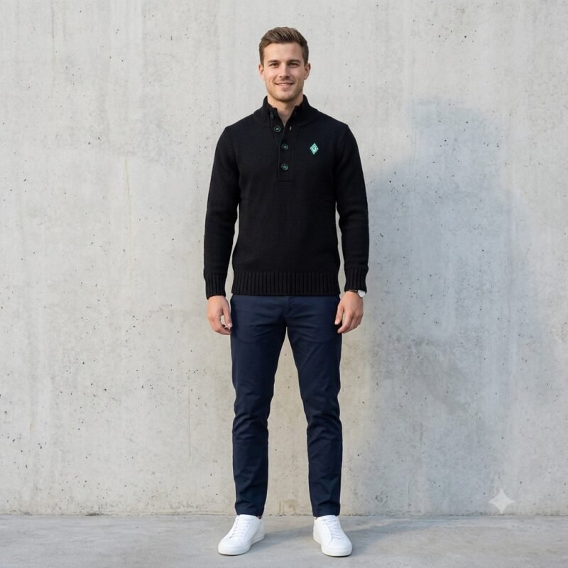 Men's 2in1 Sweater V-neck — Style NECK-753321