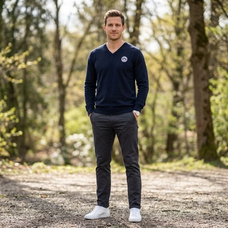 Men's 2in1 Sweater V-neck — Style 1323