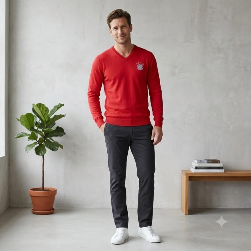 Men's 2in1 Sweater V-neck — Style NECK-758311