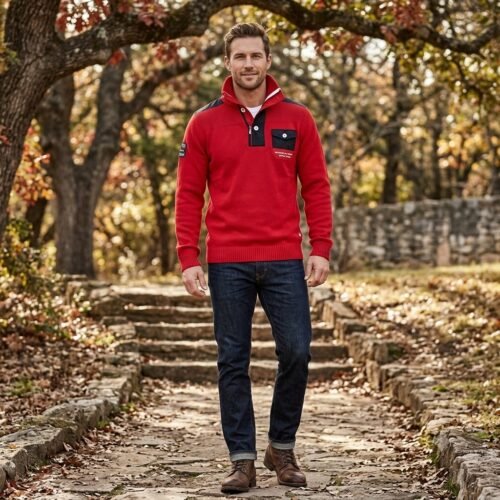 Men’s Mock Neck Pullover — Men's Bangladesh sourcing