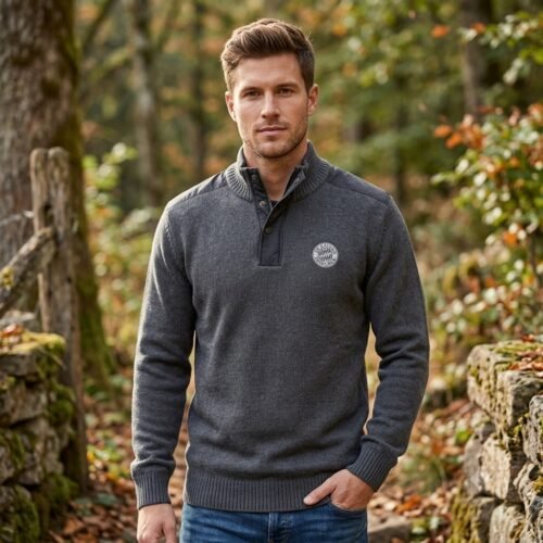 Men’s Mock neck with Button Placket — Men's Bangladesh sourcing