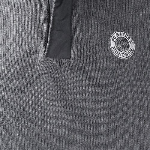 Mens Mock neck with Button Placket1