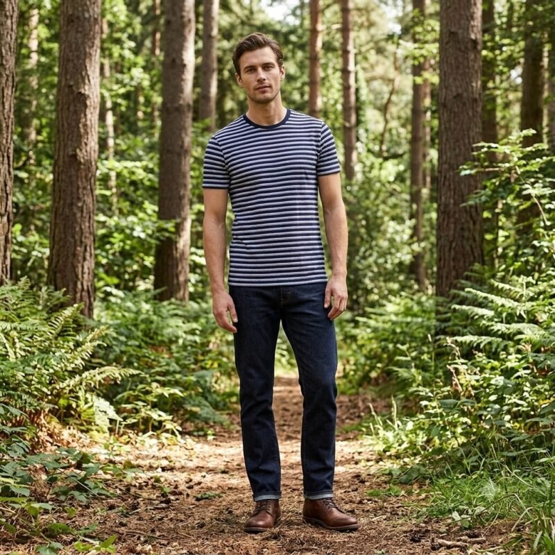 Men's Short Sleeve T Shirt — Style 005