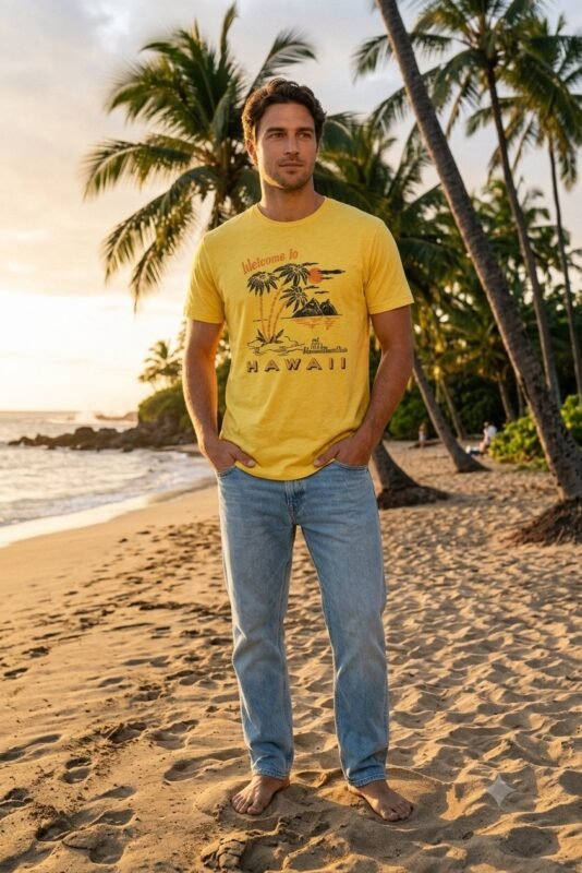 Men's Short Sleeve T-Shirt (Crew Neck) — Style 1378