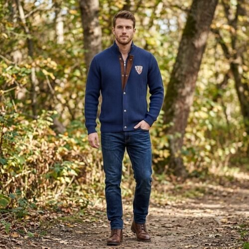 Men’s Sweater with Button Placket — Men's Bangladesh sourcing