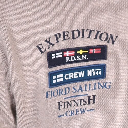 Mens Sweater with Full Zipper Placket1