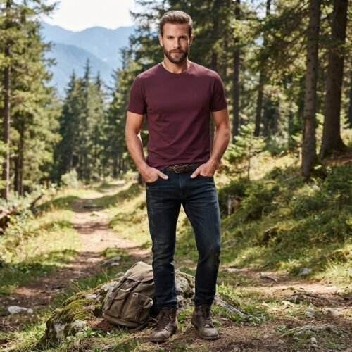 Men’s Short Sleeve T-Shirt (Crew Neck) — Men's Bangladesh sourcing