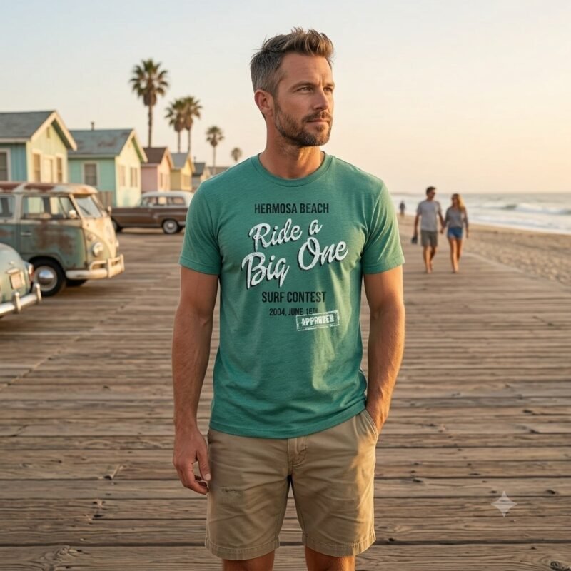 Men's Short Sleeve T-Shirt (Crew Neck) — Style MINT-2