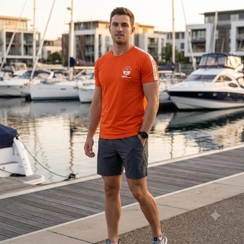 Men's Short Sleeve T-Shirt (Crew Neck) — Style NECK-4545