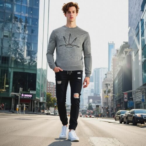 Men's Long Sleeve Sweat Shirt