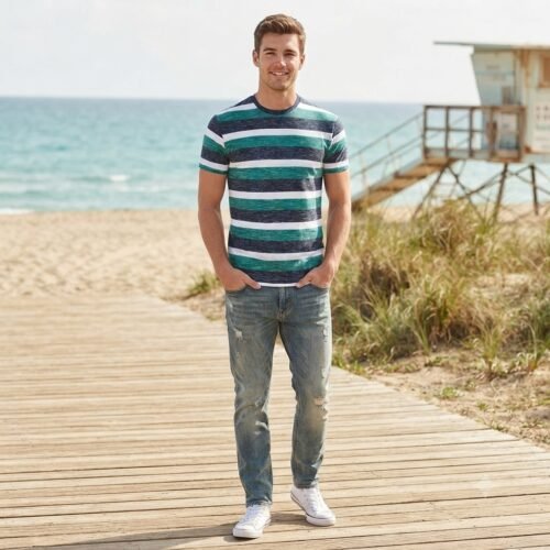 Men’s Short Sleeve T-Shirt (Crew Neck) — Men's Bangladesh sourcing