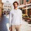 Men's Long Sleeve Serafino